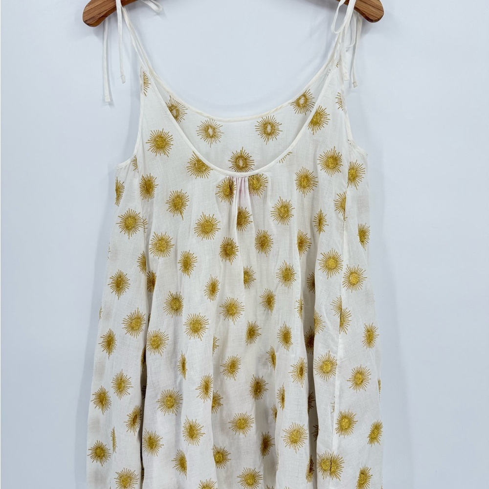 Solid & Striped The Jesse Embroidered Sun Mini Dress Size S - Picture 14 of 15